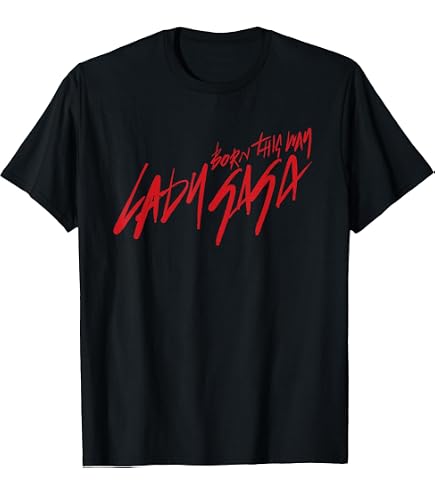 Amazon.com: Official Lady Gaga Mayhem Cross T-Shirt Tee for Men